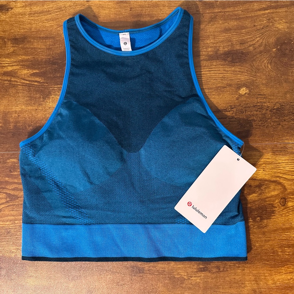 lululemon Seamless Mesh Shelf Bra Training Tank NWT